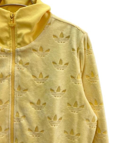 adidas（アディダス）adidas (アディダス) ジップアップジャケット イエロー サイズ:Ｍの古着・服飾アイテム