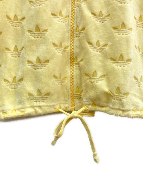 adidas（アディダス）adidas (アディダス) ジップアップジャケット イエロー サイズ:Ｍの古着・服飾アイテム