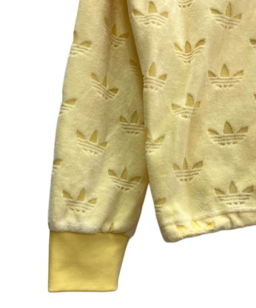 adidas（アディダス）adidas (アディダス) ジップアップジャケット イエロー サイズ:Ｍの古着・服飾アイテム