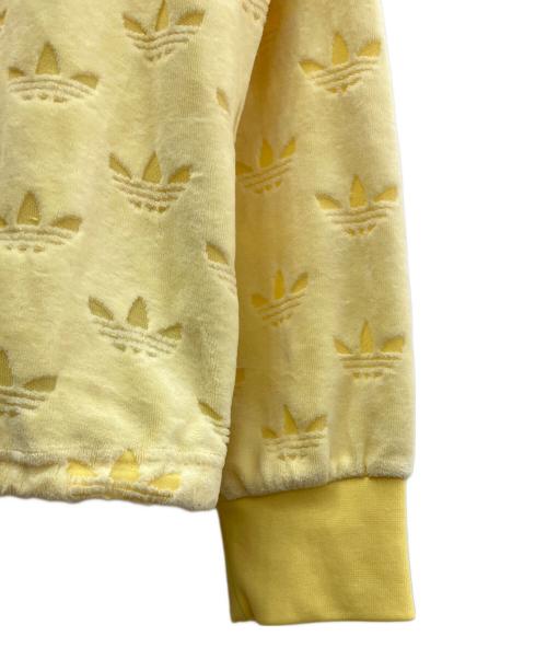 adidas（アディダス）adidas (アディダス) ジップアップジャケット イエロー サイズ:Ｍの古着・服飾アイテム