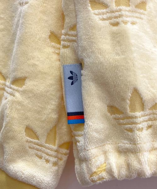 adidas（アディダス）adidas (アディダス) ジップアップジャケット イエロー サイズ:Ｍの古着・服飾アイテム
