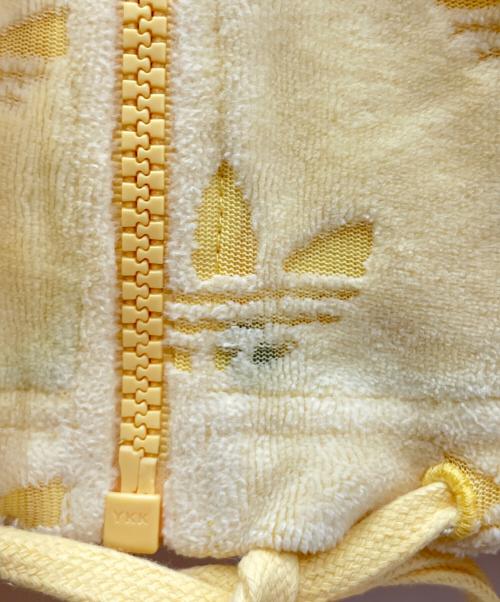 adidas（アディダス）adidas (アディダス) ジップアップジャケット イエロー サイズ:Ｍの古着・服飾アイテム