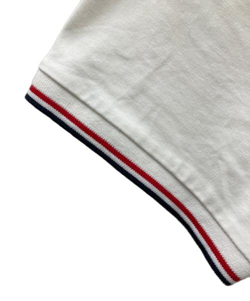 MONCLER（モンクレール）MONCLER (モンクレール) トリコロールTシャツ ホワイト サイズ:Ｍの古着・服飾アイテム