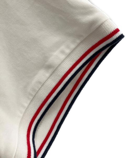 MONCLER（モンクレール）MONCLER (モンクレール) トリコロールTシャツ ホワイト サイズ:Ｍの古着・服飾アイテム