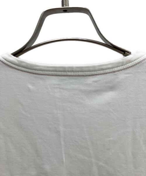 MONCLER（モンクレール）MONCLER (モンクレール) トリコロールTシャツ ホワイト サイズ:Ｍの古着・服飾アイテム