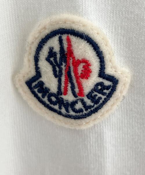 MONCLER（モンクレール）MONCLER (モンクレール) トリコロールTシャツ ホワイト サイズ:Ｍの古着・服飾アイテム