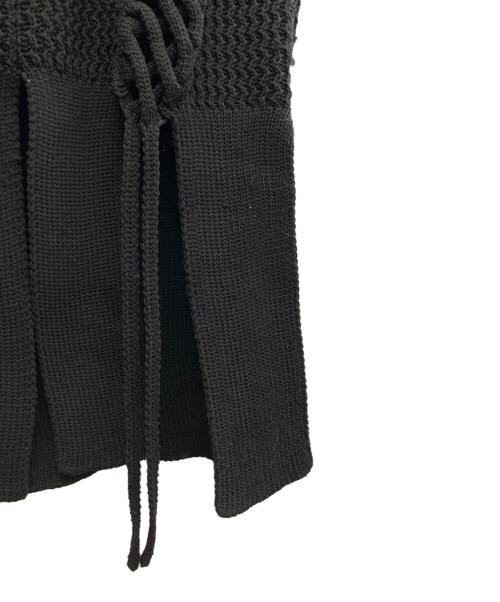 ODAKHA（オダカ）ODAKHA (オダカ) ニットスカート ブラック サイズ:FREEの古着・服飾アイテム