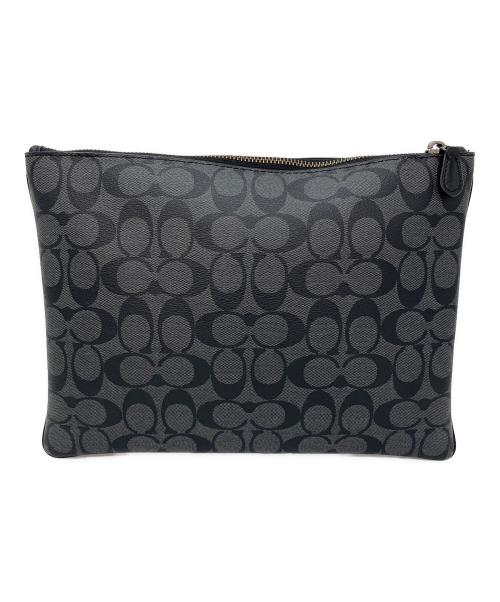 COACH（コーチ）COACH (コーチ) クラッチバッグ ブラックの古着・服飾アイテム