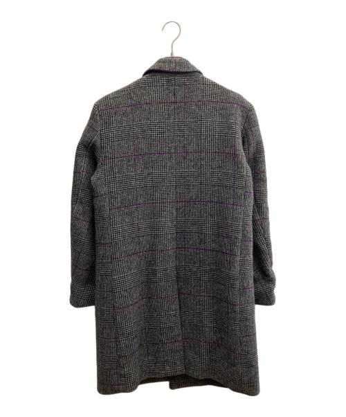 RAGEBLUE（レイジブルー）RAGEBLUE (レイジブルー) ロングコート グレー×パープル サイズ:Ｍの古着・服飾アイテム