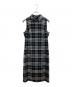 BURBERRY LONDON（バーバリーロンドン）の古着「ノースリーブワンピース」｜ホワイト×ブラック
