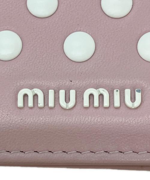 MIU MIU（ミュウミュウ）MIU MIU (ミュウミュウ) AirPodsケース ピンクの古着・服飾アイテム