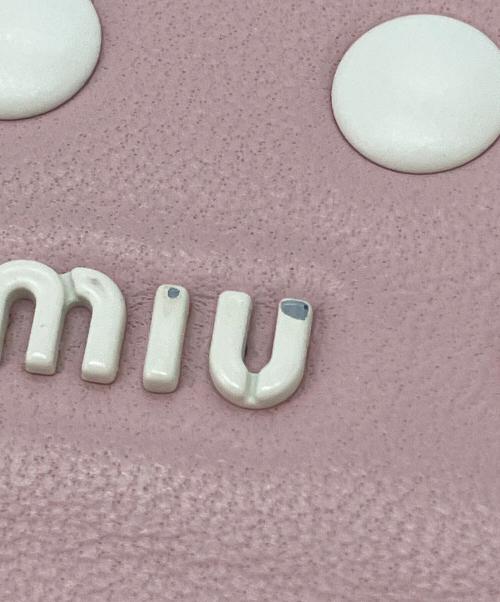 MIU MIU（ミュウミュウ）MIU MIU (ミュウミュウ) AirPodsケース ピンクの古着・服飾アイテム