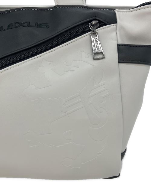 LEXUS（レクサス）LEXUS (レクサス) Admiral (アドミラル) ミニトートバッグ グレー×ブラックの古着・服飾アイテム