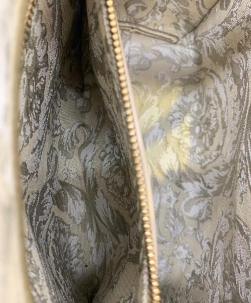 VERSACE（ヴェルサーチェ）VERSACE (ヴェルサーチェ) ショルダートートバッグ グレー×ベージュの古着・服飾アイテム