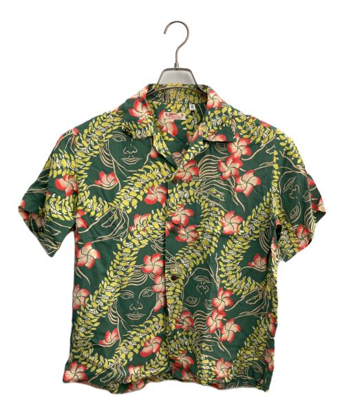 Sun Surf（サンサーフ）Sun Surf (サンサーフ) アロハシャツ グリーン サイズ:Ｍの古着・服飾アイテム