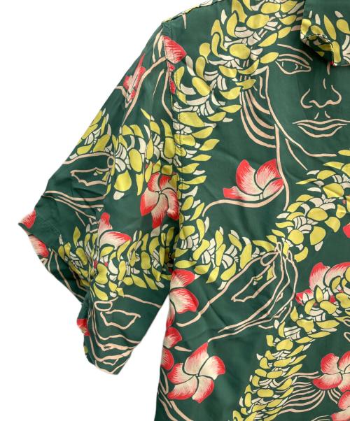 Sun Surf（サンサーフ）Sun Surf (サンサーフ) アロハシャツ グリーン サイズ:Ｍの古着・服飾アイテム