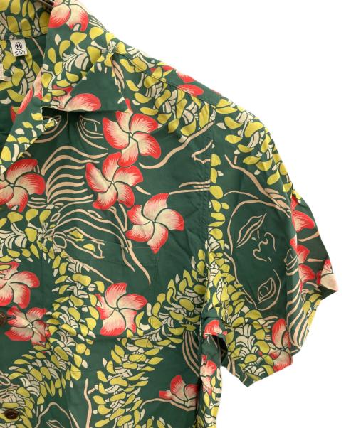 Sun Surf（サンサーフ）Sun Surf (サンサーフ) アロハシャツ グリーン サイズ:Ｍの古着・服飾アイテム