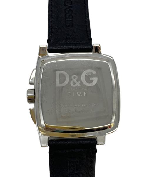 DOLCE & GABBANA（ドルチェ＆ガッバーナ）DOLCE & GABBANA (ドルチェ＆ガッバーナ) 腕時計 ブラックの古着・服飾アイテム