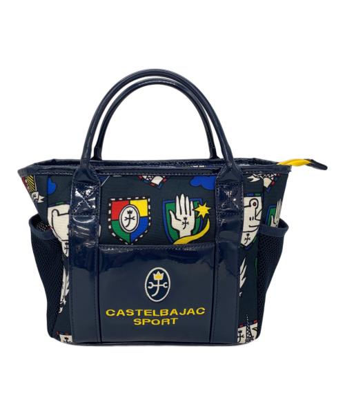 CASTELBAJAC（カステルバジャック）CASTELBAJAC (カステルバジャック) トートバッグ ネイビーの古着・服飾アイテム