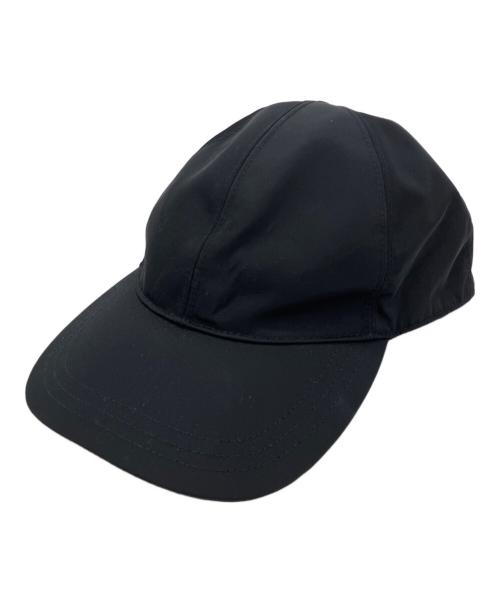 PRADA（プラダ）PRADA (プラダ) Re-Nylon ベースボールキャップ ブラックの古着・服飾アイテム