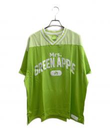 Mrs.GREEN APPLE（ミセスグリーンアップル）の古着「メッシュTシャツ」｜黄緑