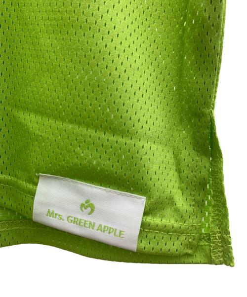 Mrs.GREEN APPLE（ミセスグリーンアップル）Mrs.GREEN APPLE (ミセスグリーンアップル) メッシュTシャツ 黄緑 サイズ:L 未使用品の古着・服飾アイテム