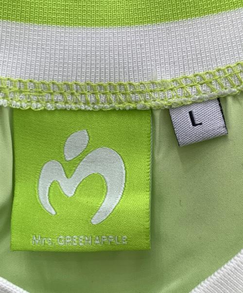 Mrs.GREEN APPLE（ミセスグリーンアップル）Mrs.GREEN APPLE (ミセスグリーンアップル) メッシュTシャツ 黄緑 サイズ:L 未使用品の古着・服飾アイテム