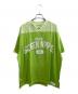 Mrs.GREEN APPLE（ミセスグリーンアップル）の古着「メッシュTシャツ」｜黄緑