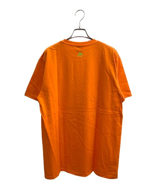 Mrs.GREEN APPLE（ミセスグリーンアップル）Mrs.GREEN APPLE (ミセスグリーンアップル) プリントTシャツ オレンジ サイズ:L 未使用品の古着・服飾アイテム