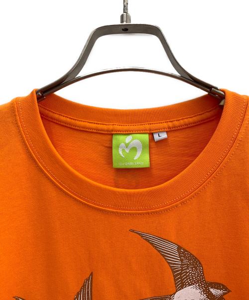 Mrs.GREEN APPLE（ミセスグリーンアップル）Mrs.GREEN APPLE (ミセスグリーンアップル) プリントTシャツ オレンジ サイズ:L 未使用品の古着・服飾アイテム