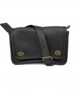 COACHコーチ）の古着「レガシー ターンロック レザー ボディバッグ」｜ブラック