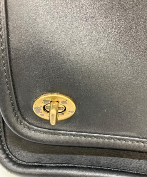 COACH（コーチ）COACH (コーチ) レガシー ターンロック レザー ボディバッグ ブラックの古着・服飾アイテム