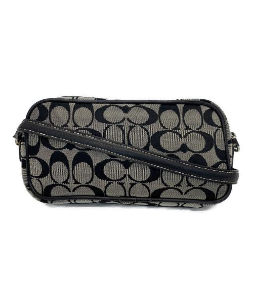 COACH（コーチ）COACH (コーチ) ショルダーバッグ グレー×ブラックの古着・服飾アイテム