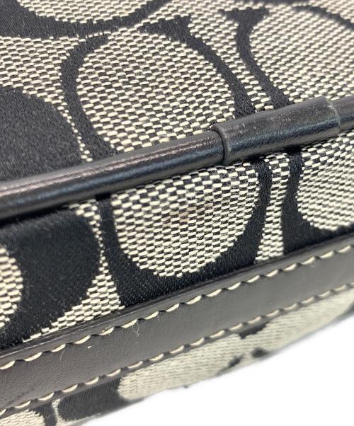 COACH（コーチ）COACH (コーチ) ショルダーバッグ グレー×ブラックの古着・服飾アイテム