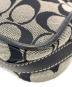 中古・古着 COACH (コーチ) ショルダーバッグ グレー×ブラック：4000円