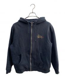stussy（ステューシー）の古着「ジップパーカー」｜ネイビー