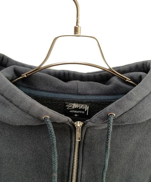 stussy（ステューシー）stussy (ステューシー) ジップパーカー ネイビー サイズ:Ｍの古着・服飾アイテム