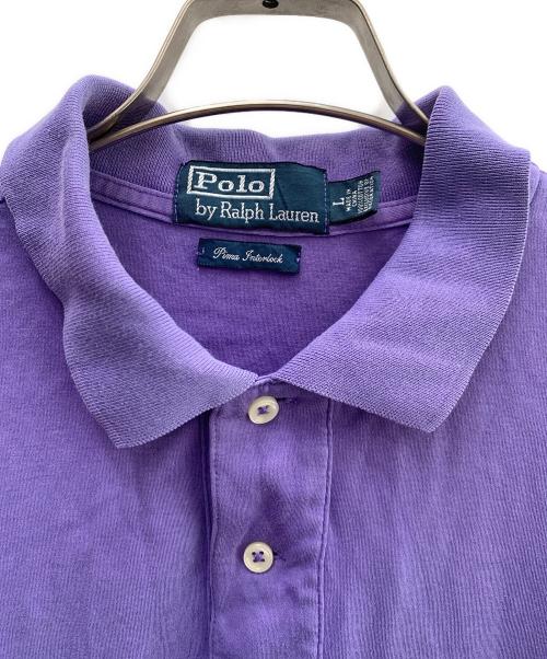POLO RALPH LAUREN（ポロ・ラルフローレン）POLO RALPH LAUREN (ポロ・ラルフローレン) 半袖ポロシャツ パープル サイズ:Lの古着・服飾アイテム