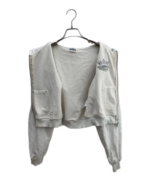 9090（9090）9090 (9090) ジップパーカー グレー サイズ:Ｓの古着・服飾アイテム