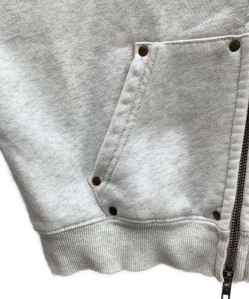 9090（9090）9090 (9090) ジップパーカー グレー サイズ:Ｓの古着・服飾アイテム
