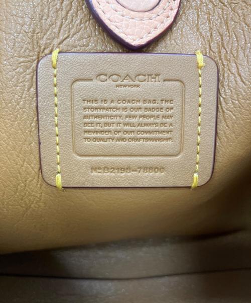 COACH（コーチ）COACH (コーチ) ハドリーホーボー21 ビーチウッド ピンクの古着・服飾アイテム