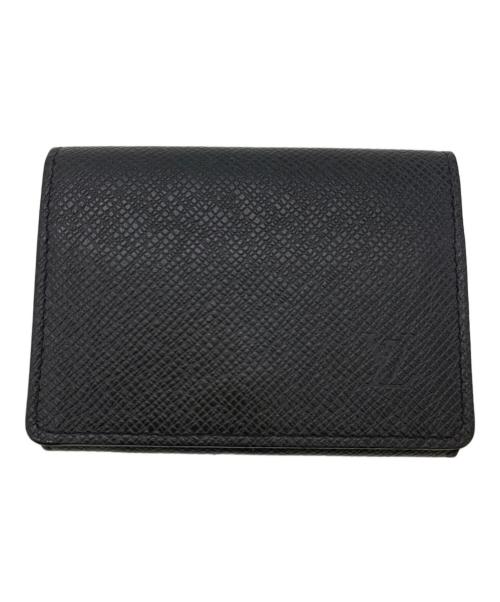 LOUIS VUITTON（ルイ ヴィトン）LOUIS VUITTON (ルイ ヴィトン) カードケース ブラックの古着・服飾アイテム