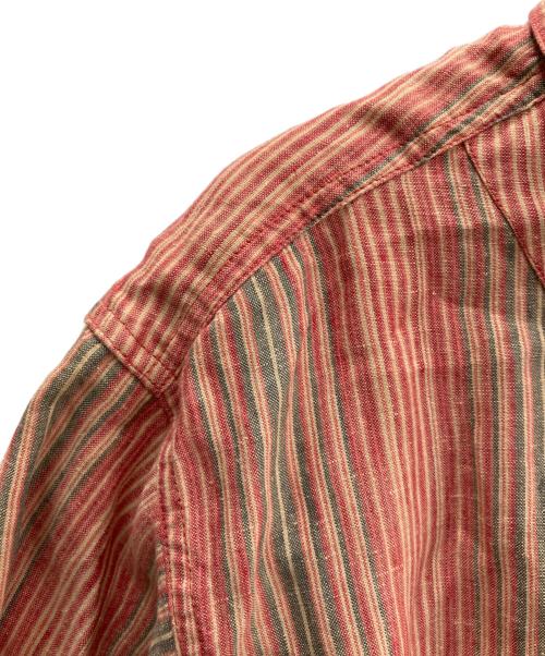 Patagonia（パタゴニア）Patagonia (パタゴニア) 半袖シャツ レッド×グリーン サイズ:Ｍの古着・服飾アイテム
