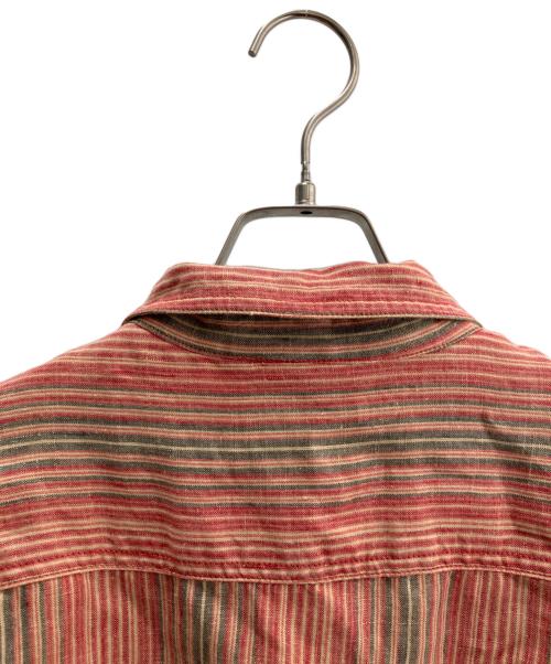 Patagonia（パタゴニア）Patagonia (パタゴニア) 半袖シャツ レッド×グリーン サイズ:Ｍの古着・服飾アイテム