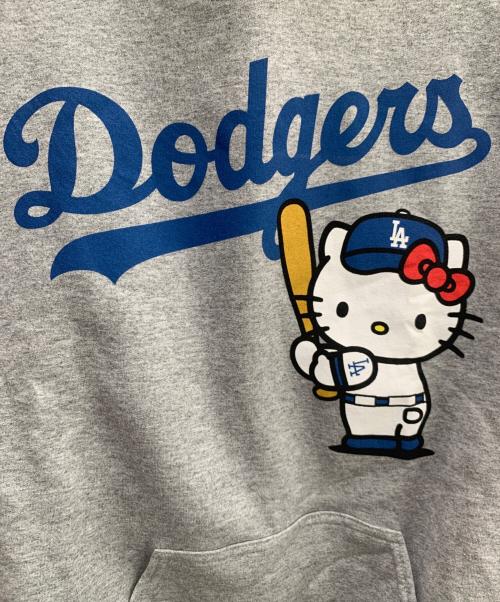 Sanrio（サンリオ）Sanrio (サンリオ) Dodgers (ドジャース) パーカー グレー サイズ:Ｍの古着・服飾アイテム