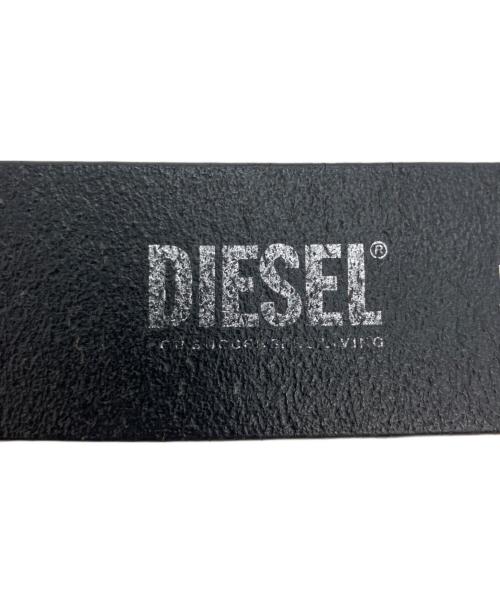 DIESEL（ディーゼル）DIESEL (ディーゼル) バックルベルト ブラックの古着・服飾アイテム