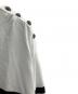 中古・古着 BALMAIN (バルマン) ボーダーロゴラインスウェット ホワイト×ブルー×ブラック サイズ:XXXL：8000円