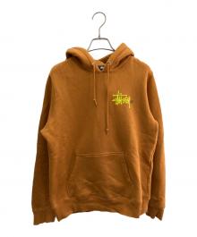 stussy（ステューシー）の古着「プルオーバーパーカー」｜ブラウン