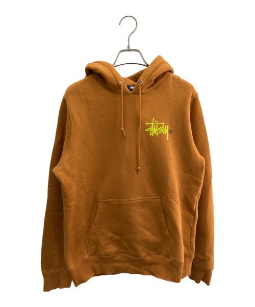 stussy（ステューシー）stussy (ステューシー) プルオーバーパーカー ブラウン サイズ:Ｓの古着・服飾アイテム