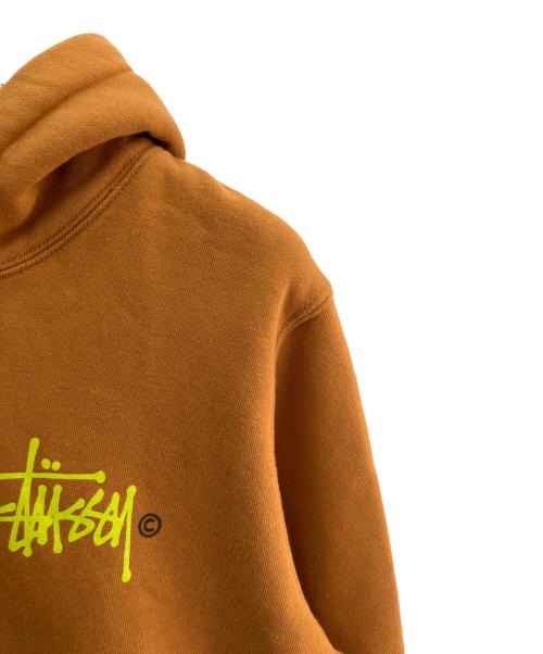 stussy（ステューシー）stussy (ステューシー) プルオーバーパーカー ブラウン サイズ:Ｓの古着・服飾アイテム